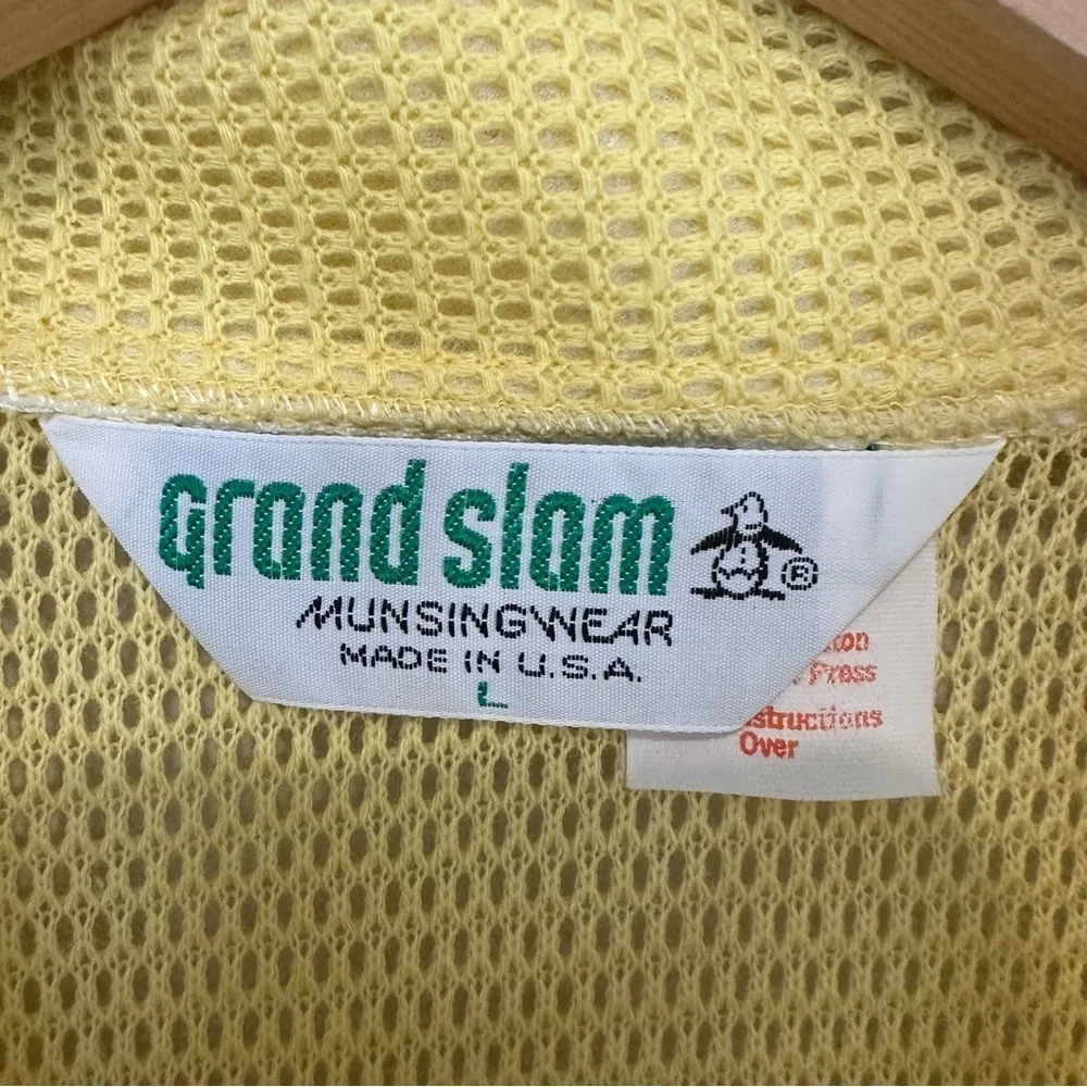 **NWT** Munsingwear Grand Slam Vintage Mesh Golf Polo